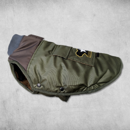 Military Bomber Jacket for Bulldogs