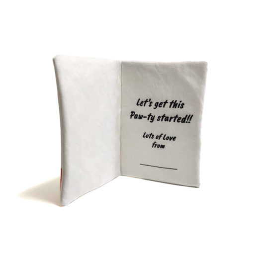 Birthday Card Blue Dog