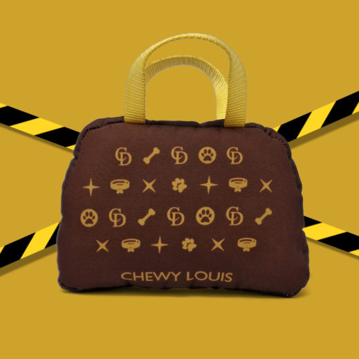 Chewy Louis Handbag Tough Dog Toy – Dogissimo