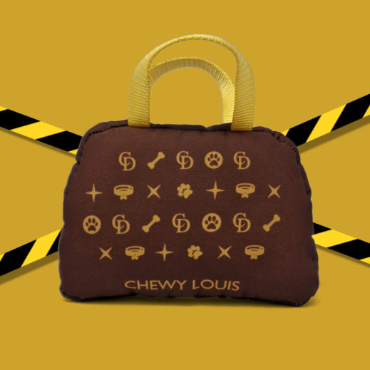 Chewy Vuitton Purse Dog Toy at Glamour Mutt