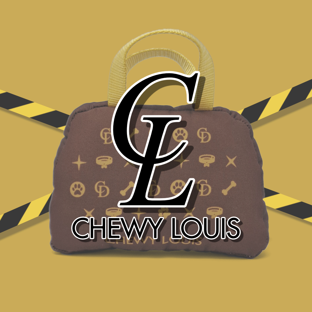 Chewy Louis Handbag Tough Dog Toy