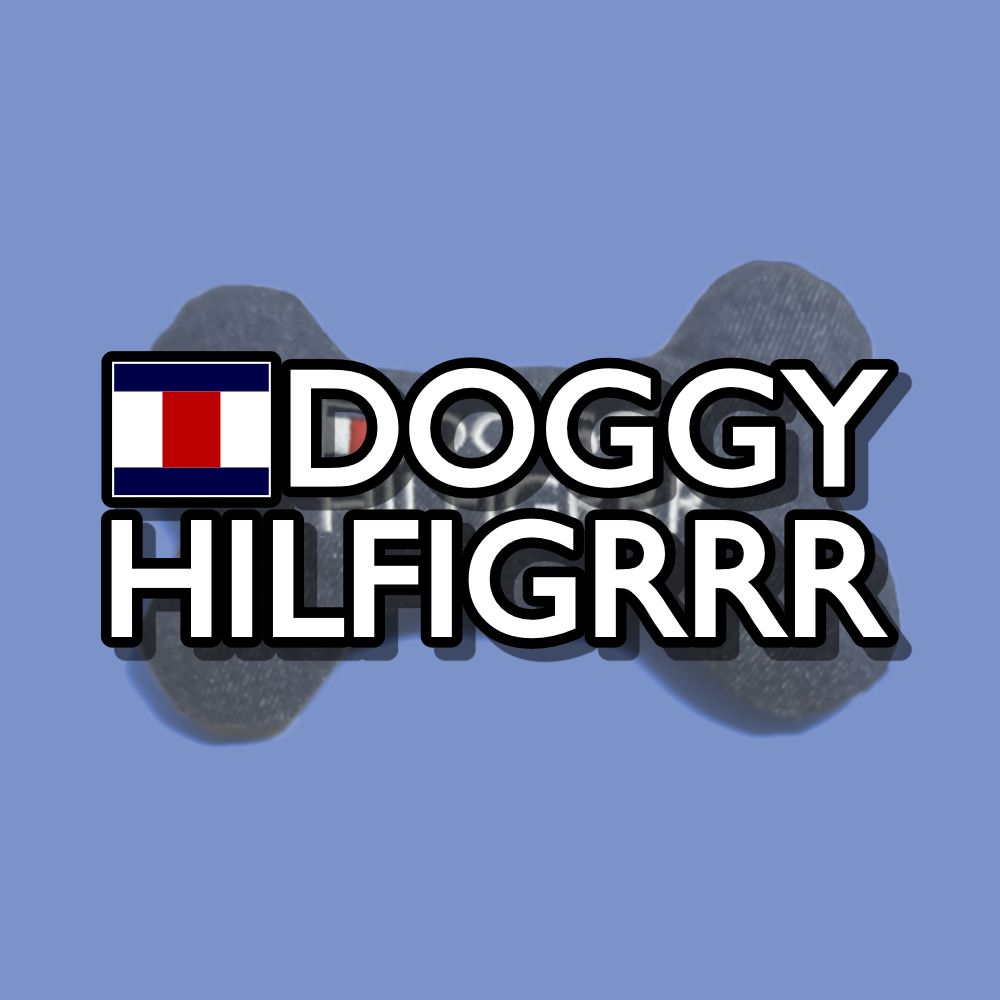 Doggy Hilfigrrr Bone Toy